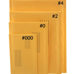 Self-Seal Bubble Mailers (#0) 6" x 9.25" (4/Pack) - Image 4