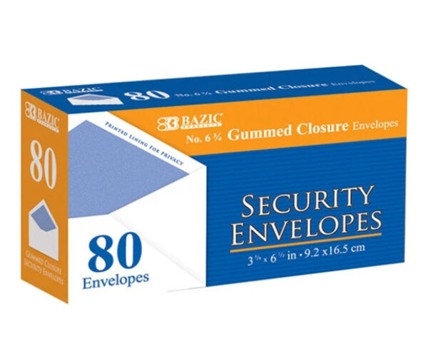 bazic-6-3-4-gummed-closure-envelopes