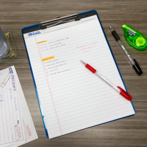 White Perforated Writing Pad 8.5" X 11.75"- 50 Ct. 1-Unit - Image 4