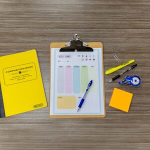Legal Size Clipboard w/ Sturdy Spring Clip - Hardboard - Image 2