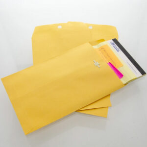 BAZIC 9" x 12" Clasp Envelope, 4-Pack - Image 5