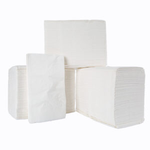 Premium Dinner Napkin 2-Ply, White, 15" x 17", 1/8 Fold, CASE/3000 - Image 2