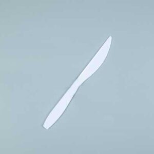 White Plastic Knife
