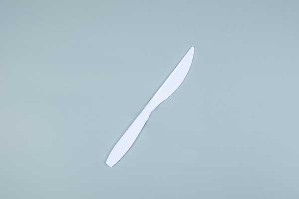White Plastic Knife