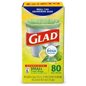 GLAD Small Trash Bags, Sweet Citron & Lime - Image 1