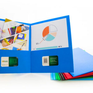 2-Pockets Portfolios Premium Assorted Color (25/Box)- - Image 2