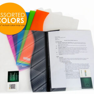 Poly 2-Pockets Portfolio - Two Tone - Image 2