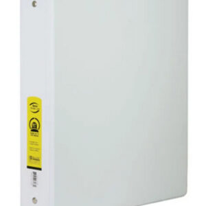 Binder 1.5" White 3-Ring w/ 2-Pockets - Image 1