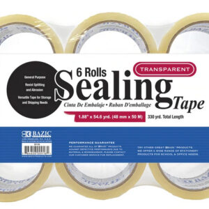 Clear Packing Tape - 1.88" X 54.6 Yards-6/Pack