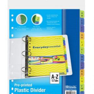 Dividers w/ 12-Preprinted A-Z Tabs - Image 1