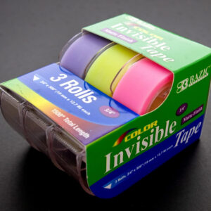 Invisible Tape Color 3/4" X 500" 3-Pack - Image 2