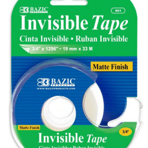 Invisible Tape w/ Dispenser 3/4" x 1296" 1-unit