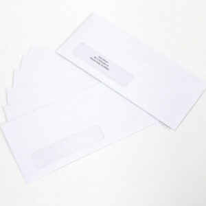 #10 Self-Seal White Single Window Envelopes 4 1/8" x 9 1/2" - Image 3