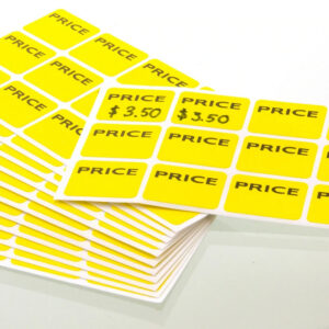 Price Mark Labels - Yellow - Image 2