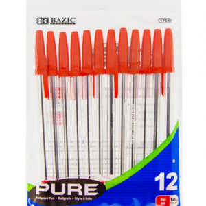 Pure-Red Pens-1.0mm medium tip - Image 1