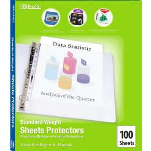 Sheet Protectors - Standard Weight, Top Loading - Image 1