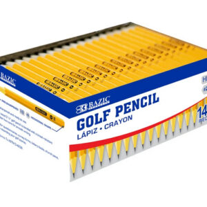Yellow Pencil #2 Pre-Sharpened Golf Pencil 144Cnt - Image 1