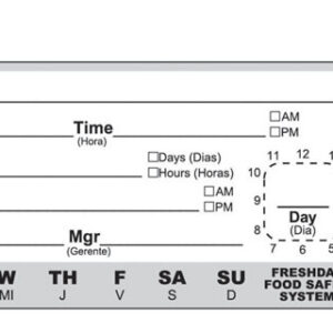 PREP PAN LIFT-TAB TEAR-RESISTANT LABEL - ULTRA REMOVABLE *Coming Soon* - Image 1