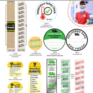 Tamper Proof-SEALED FOR FRESHNESS & SAFE DELIVERY LABEL - Image 2