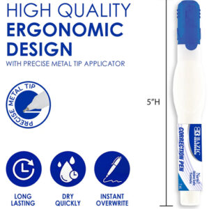 Correction Pen - Metal Tip 0.2 fl oz (7 mL) - 2/Pack