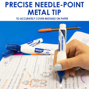 Correction Pen - Metal Tip 0.2 fl oz (7 mL) - 2/Pack - Image 3
