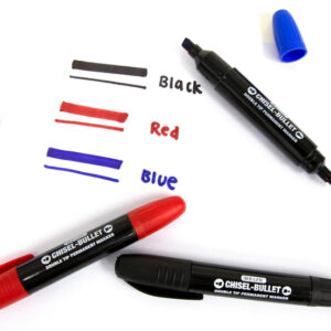 Permanent Marker Double-Tip, Assorted Color - 3/Pack - Image 1