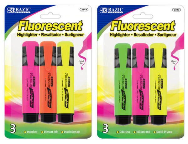 fluorescent-highlighters-with-pocket-clip-3-pack