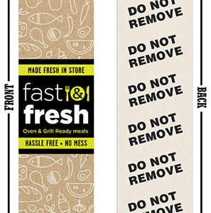 Kraft Label Sleeve (2.5" x 16") - Image 1