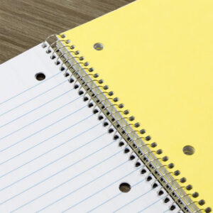 Notebook Spiral W/R 3-Subject 9.5" X 5.75" 120 Ct. - Image 3