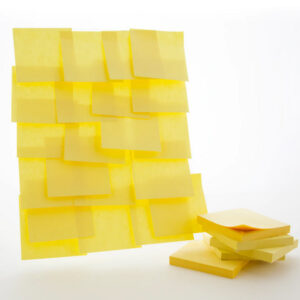 Stick On Notes 3" X 3" (Pack) Yellow 100 Ct. - 12/Shrink - Image 4