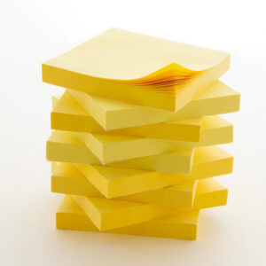 Stick On Notes 3" X 3" (Pack) Yellow 100 Ct. - 12/Shrink - Image 2