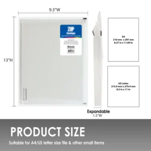 Zip Envelope Organizer -Letter Size - Image 1