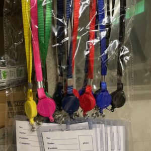 LANYARD- 12 CT RETRACTABLE ID HOLDER - Image 2