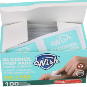 Alcohol Prep Pads -Medical-Grade, Sterile, Individually-Wrapped, Isopropyl Cotton Swabs - Image 1
