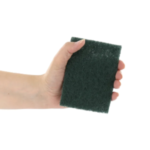 GREEN SCRUBBING PAD 3-1/2" X 5", 40 Cnt - Image 2