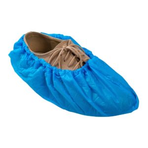 CROSS LINKED PE SHOE COVER 16.5" Large BLUE, 100 cnt - Image 2