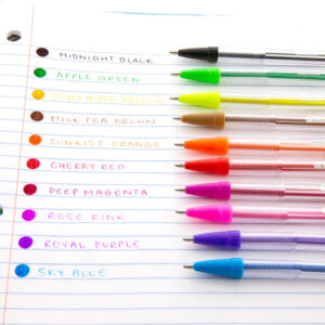 10- Pure Neon Color Pens-1.0mm medium tip