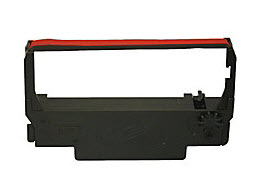 ERC-30/34/38 Red and Black Ink Ribbon for Register Printers - 6/Box