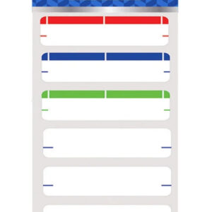 Assorted Color File Folder Label-126 Total labels