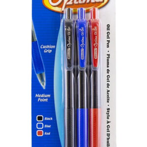Assorted Color Oil-Gel Ink Retractable Pen w/ Grip