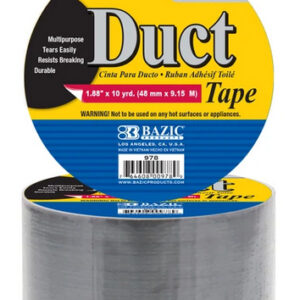 Duct Tape-1.88" X 10 Yards Silver color 1-Unit